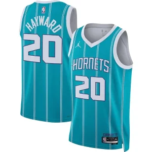 Incantevole Ottimo Versatile Gordon Hayward Charlotte Hornets Jordan Brand Unisex Swingman Jersey Icon Edition Teal