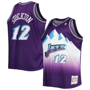 Incantevole Pratico John Stockton Utah Jazz Big & Tall Hardwood Classics 1996/97 Swingman Jersey Purple