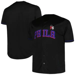 Incantevole Resistente Delizioso Philadelphia 76ers Profile Big & Tall Pop Jersey Black