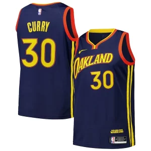 Incantevole Stephen Curry Golden State Warriors Nike Swingman Player Jersey City Edition Royal