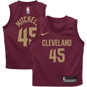 Incantevole Trendy Donovan Mitchell Cleveland Cavaliers Nike Toddler Swingman Player Jersey Icon Edition Wine