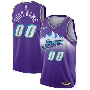 Incantevole Utah Jazz Nike Unisex 2022/23 Custom Swingman Jersey Classic Edition Purple