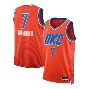 Cool Comodo Prestigioso Chet Holmgren Oklahoma City Thunder Jordan Brand Unisex Swingman Jersey Statement Edition Orange