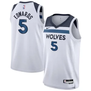 Lussuoso Classico Anthony Edwards Minnesota Timberwolves Nike Youth Swingman Jersey Association Edition White