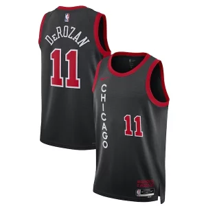 Lussuoso DeMar DeRozan Chicago Bulls Nike Unisex 2023/24 Swingman Jersey Black City Edition