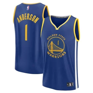 Lussuoso Elegante Kyle Anderson Golden State Warriors Fast Break Replica Player Jersey Icon Edition Royal