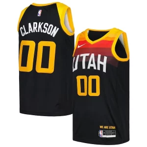 Lussuoso Jordan Clarkson Utah Jazz Nike Swingman Player Jersey City Edition Black