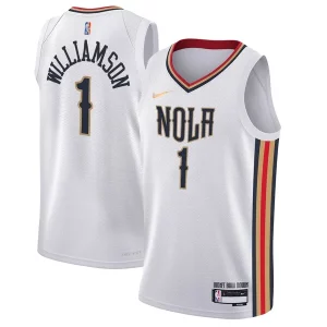 Lussuoso Meraviglioso Zion Williamson New Orleans Pelicans Nike Youth Swingman Jersey City Edition White