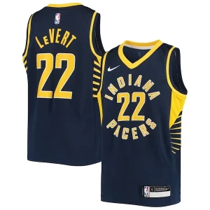 Lussuoso Moderno Caris LeVert Indiana Pacers Nike Youth Swingman Jersey Icon Edition Navy