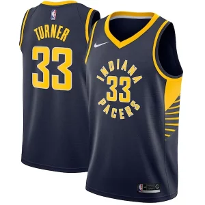 Lussuoso Myles Turner Indiana Pacers Nike Swingman Jersey Navy Icon Edition