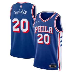 Lussuoso Resistente Jared McCain Philadelphia 76ers Nike Swingman Jersey Icon Edition Royal