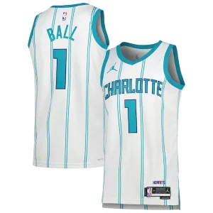 Lussuoso Resistente LaMelo Ball Charlotte Hornets Jordan Brand Unisex Swingman Jersey Association Edition White/Teal