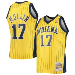 Lussuoso Robusto Chris Mullin Indiana Pacers 1999/00 Hardwood Classics Swingman Jersey Gold