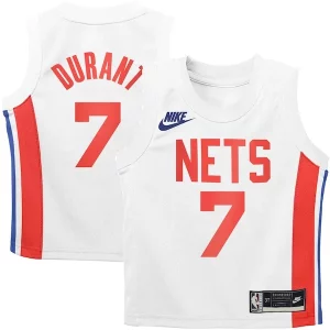 Lussuoso Robusto Kevin Durant Brooklyn Nets Nike Preschool 2022/23 Swingman Jersey White Classic Edition