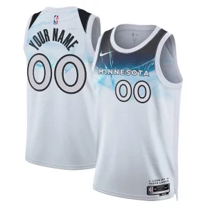 Lussuoso Stupendo Minnesota Timberwolves Nike Unisex 2024/25 Custom Swingman Jersey City Edition White