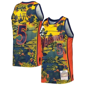 Lussuoso Versatile Eccezionale Baron Davis Golden State Warriors Hardwood Classics Lunar New Year Swingman Jersey Blue
