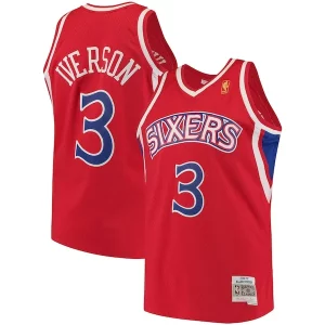 Magnifico Allen Iverson Philadelphia 76ers 1996/97 Hardwood Classics Swingman Jersey Red/White