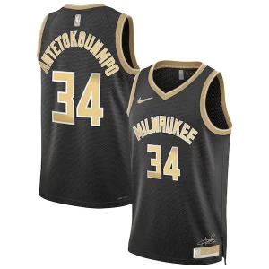 Magnifico Cool Comodo Giannis Antetokounmpo Milwaukee Bucks Nike Unisex Select Series Swingman Jersey聽鈥?Black
