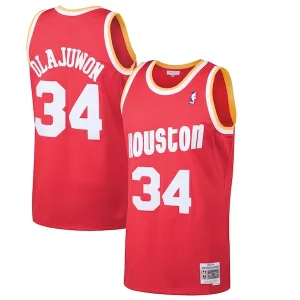 Magnifico Cool Ottimo Hakeem Olajuwon Houston Rockets 1993/94 Hardwood Classics Swingman Jersey Red