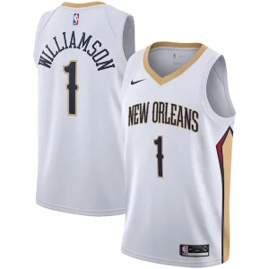 Magnifico Fantastico Zion Williamson New Orleans Pelicans Nike 2019/2020 Swingman Jersey Association Edition White/Navy