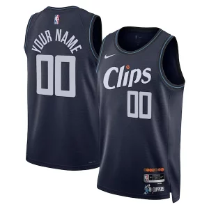 Magnifico Fascinante LA Clippers Nike Unisex 2023/24 Custom Swingman Jersey Navy City Edition