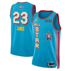 Magnifico LeBron James Jordan Brand Unisex 2025 NBA All Star Game Swingman Player Jersey Light Blue