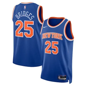 Magnifico Mikal Bridges New York Knicks Nike Unisex 2024 Offseason Addition Nike Swingman Jersey Blue