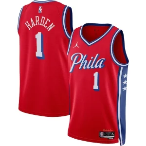 Magnifico Moderno James Harden Philadelphia 76ers Jordan Brand Unisex Swingman Jersey Statement Edition Red