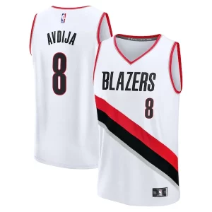 Fascinante Delizioso Deni Avdija Portland Trail Blazers Fast Break Replica Player Jersey Association Edition White