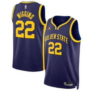 Trendy Fascinante Andrew Wiggins Golden State Warriors Jordan Brand Unisex Swingman Jersey Statement Edition Navy