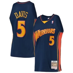 Meraviglioso Baron Davis Golden State Warriors 2006/07 Hardwood Classics Swingman Jersey Navy