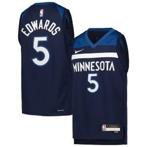 Meraviglioso Classico Anthony Edwards Minnesota Timberwolves Nike Youth Swingman Jersey Icon Edition Navy