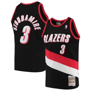 Meraviglioso Cool Bellissimo Damon Stoudamire Portland Trail Blazers 1999/00 Hardwood Classics Swingman Jersey Black