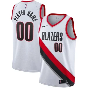 Meraviglioso Duraturo Cool Portland Trail Blazers Nike 2020/21 Swingman Custom Jersey Association Edition White