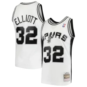 Meraviglioso Incantevole Prestigioso Sean Elliott San Antonio Spurs 1998/99 Hardwood Classics Swingman Jersey White