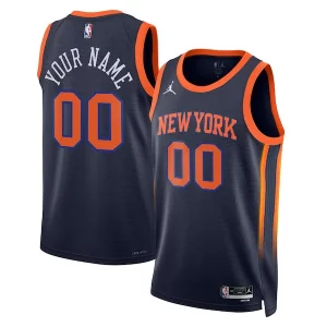 Meraviglioso Magnifico Duraturo New York Knicks Jordan Brand Unisex 2022/23 Swingman Custom Jersey Statement Edition Navy