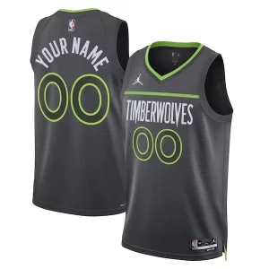 Meraviglioso Minnesota Timberwolves Jordan Brand Unisex 2022/23 Swingman Custom Jersey Statement Edition Black