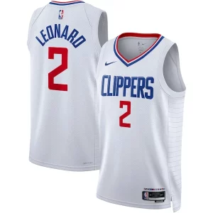 Meraviglioso Moderno Pratico Kawhi Leonard LA Clippers Nike Unisex Swingman Jersey Association Edition White/Royal