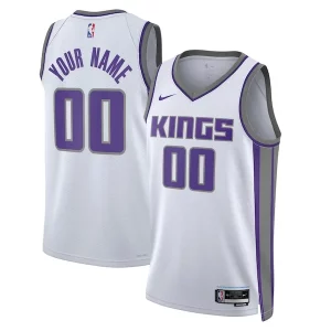 Meraviglioso Ottimo Resistente Sacramento Kings Nike Unisex 2022/23 Swingman Custom Jersey White Association Edition