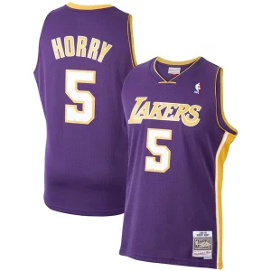 Meraviglioso Robert Horry Los Angeles Lakers 1999/00 Hardwood Classics Swingman Jersey Purple