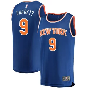 Meraviglioso Trendy RJ Barrett New York Knicks Replica Fast Break Jersey Blue Icon Edition