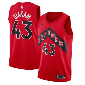 Moderno Attraente Delizioso Pascal Siakam Toronto Raptors Nike 2020/21 Icon Swingman Jersey Red