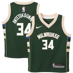 Moderno Attraente Giannis Antetokounmpo Milwaukee Bucks Nike Toddler Swingman Player Jersey Icon Edition Green