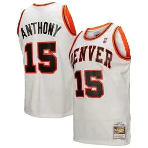 Moderno Carmelo Anthony Denver Nuggets 2006/07 Swingman Jersey White