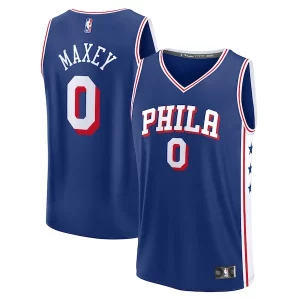 Moderno Classico Tyrese Maxey Philadelphia 76ers Fast Break Replica Player Jersey Icon Edition Royal