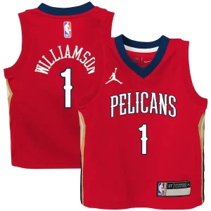 Moderno Elegante Ottimo Zion Williamson New Orleans Pelicans Jordan Brand Toddler 2020/21 Jersey Red Statement Edition