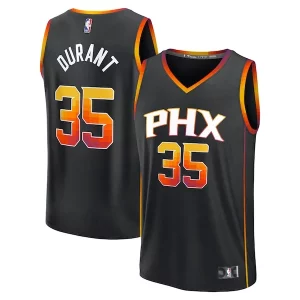 Moderno Gorgeous Kevin Durant Phoenix Suns Fast Break Replica Player Jersey Statement Edition Black