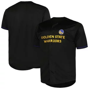 Moderno Incantevole Golden State Warriors Profile Big & Tall Pop Jersey Black