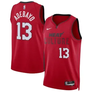 Moderno Magnifico Bam Adebayo Miami Heat Nike Unisex 2024/25 Swingman Player Jersey City Edition Red