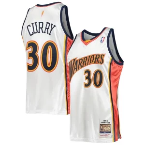 Moderno Meraviglioso Fantastico Stephen Curry Golden State Warriors 2009/10 Hardwood Classics Authentic Jersey White